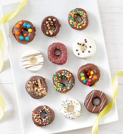 Simply Chocolate® Marshmallow Donuts - 12 pc